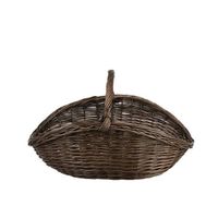 Kosz kominkowy ciemny 67x46 H27/40 cm