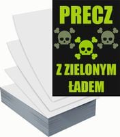 Ulotki A5 reklamowe firmowe 100 szt projekt w cenie PRECZ Z ZIELONYM ŁADEM