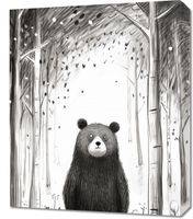 Obraz 50x60cm Ciekawski Miś