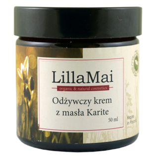 Odżywczy Krem z Masłem Karite / Shea - 50 ml - LillaMai