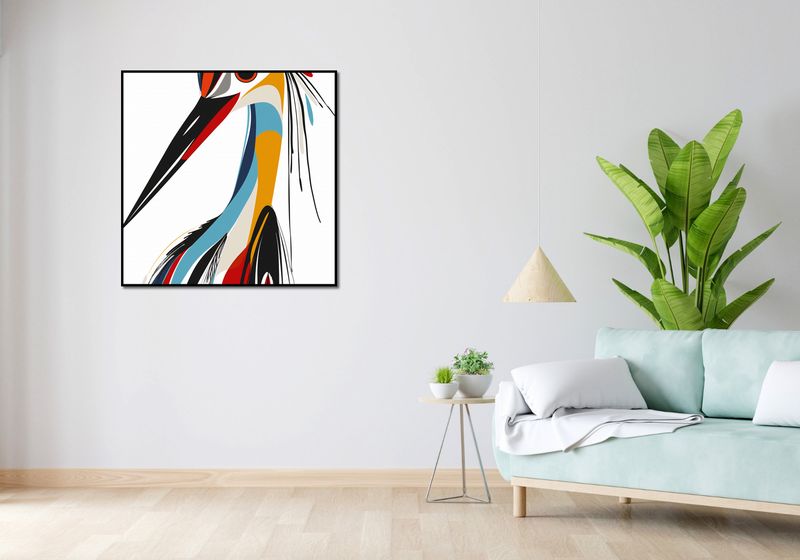 Plakat 90x90cm Portret zdjęcie 4