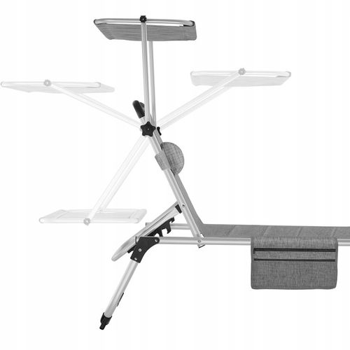 Leżak Lorella tapicerowany, składany na Arena.pl