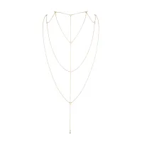 bijoux indiscrets magnifique back & cleavage chain gold - ozdobny