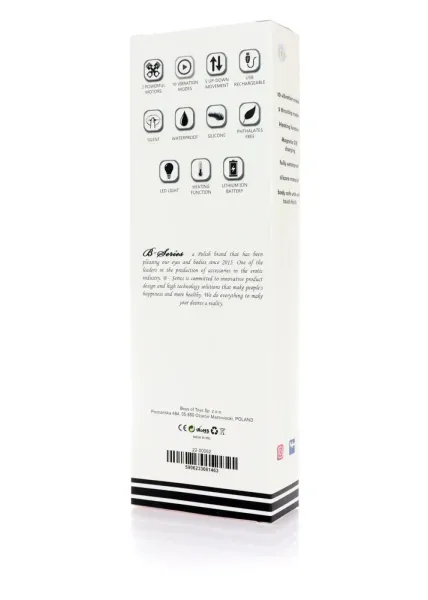 Wibrator - Rechargeable Thrusting Vibrator USB 10 Functions - Heating zdjęcie 4