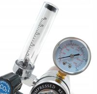 Reduktor z ROTAMETREM Ar/CO2 z PODGRZEWACZEM 230V Ar CO2 PODGRZEWACZ ARGON
