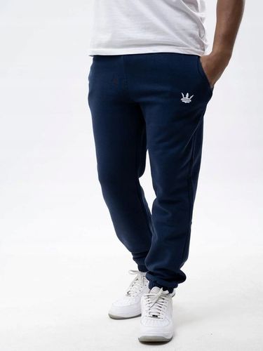 SPODNIE DRESOWE MĘSKIE BAWEŁNIANE Granatowe Jigga Wear White Crown L na Arena.pl