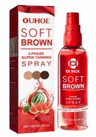 Arbuzowy Olejek do Opalania w Sprayu SOFT BROWN 100 ml OUHOE