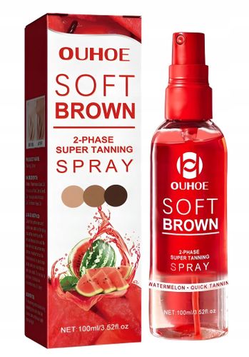 Arbuzowy Olejek do Opalania w Sprayu SOFT BROWN 100 ml OUHOE na Arena.pl