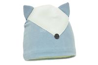 Pupill Zoo czapka dla dzieci na wiosnę lisek niebieska 40-42