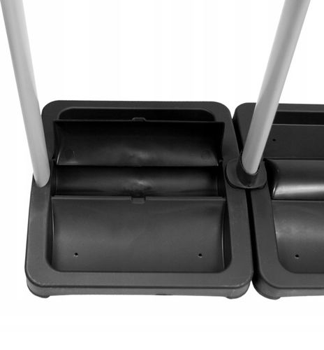 KOSZ STOJAK NA WORKI DO SEGREGACJI ŚMIECI 3 STANOWISKA KOSZ NA ŚMIECI 360L na Arena.pl