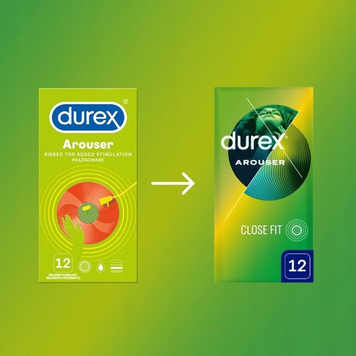 Prezerwatywy DUREX AROUSER - prążkowane 12 szt PL na Arena.pl