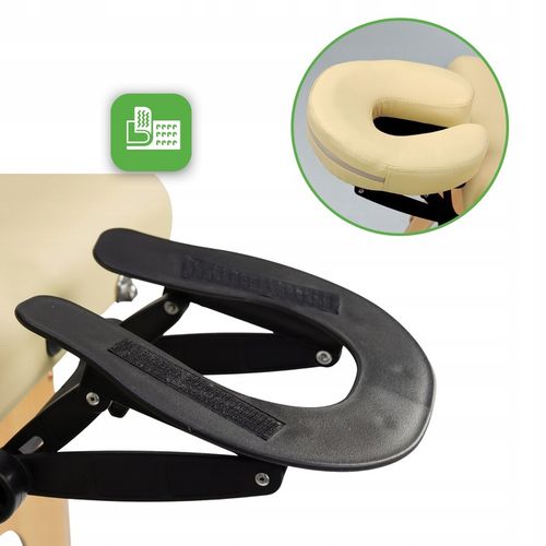 ŁÓŻKO STÓŁ DO MASAŻU SKŁADANY SOFIA LIGHT WYSOKI KOMFORT PIANKA 5CM na Arena.pl