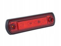 Lampa obrysowa diodowa 12/24V czerwona