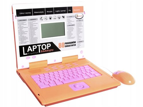 LAPTOP EDUKACYJNY 80 PROGRAMÓW USB KOMPUTER DLA DZIECKA DO NAUKI W DOMU na Arena.pl