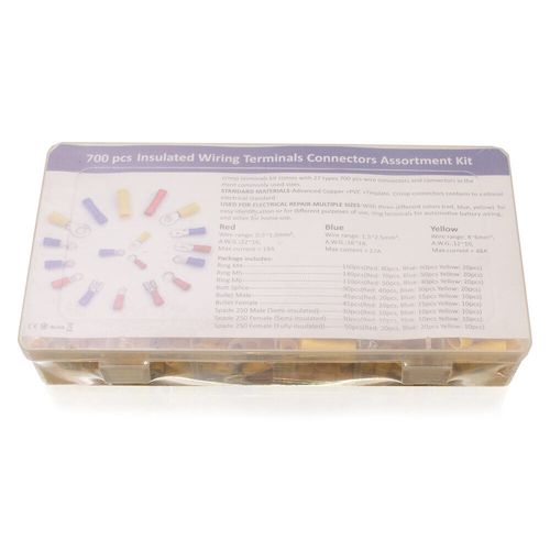 Zaciskarka do konektorów izolowanych + 700 końcówek na Arena.pl