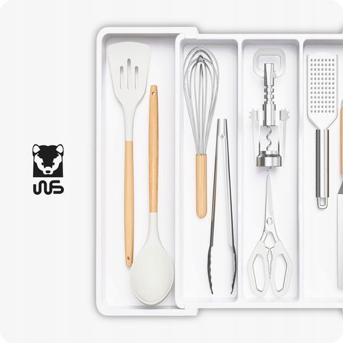 Wkład Do Szuflady Kuchennej 60 Organizer Pojemnik Na Sztućce Rozsuwany na Arena.pl