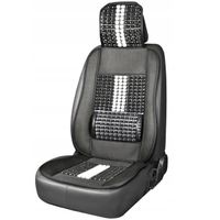 MATA NA FOTEL SIEDZENIE KORALIKI Z PODPARCIEM POD PLECY DO SAMOCHODU AMIO