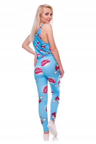 Legginsy Leginsy damskie sportowe kolorowe S M L na Arena.pl