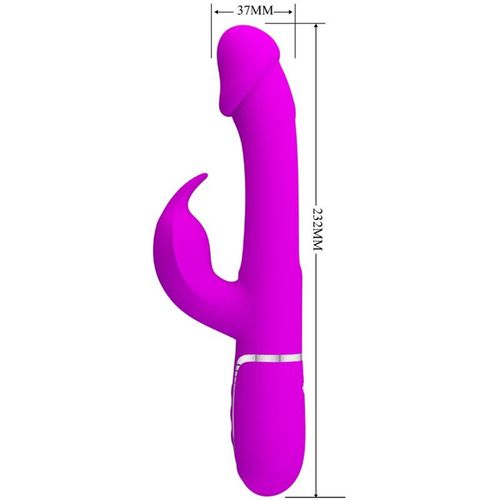 Pretty Love - Kampas Rabbit 3 In 1, Multifunction Vibrator With Tongue Vio na Arena.pl