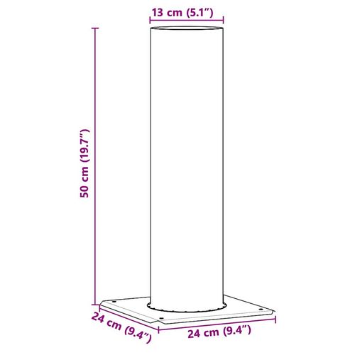 Przedłużenie głowicy komina Srebrny 24 x 24 x 50 cm na Arena.pl