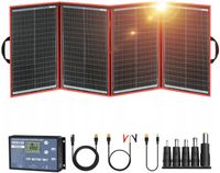 Panel słoneczny solarny Dokio 200W Kempingowy PRZENOŚNY składany USB