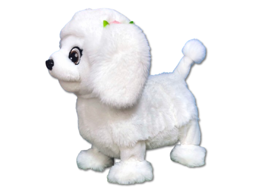 Pluszak Interaktywny piesek Lily - Biały na Arena.pl