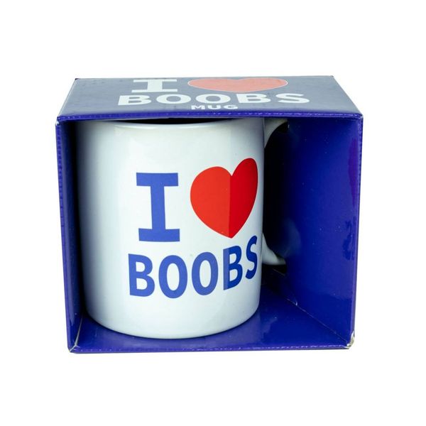Śmieszny Kubek Dla Miłośników Piersi - I Love Boobs Mug zdjęcie 3