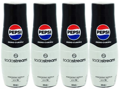 6x SYROP KONCENTRAT PEPSI MAX DO SATURATORA SODASTREAM 9L NAPOJU z 440ml na Arena.pl