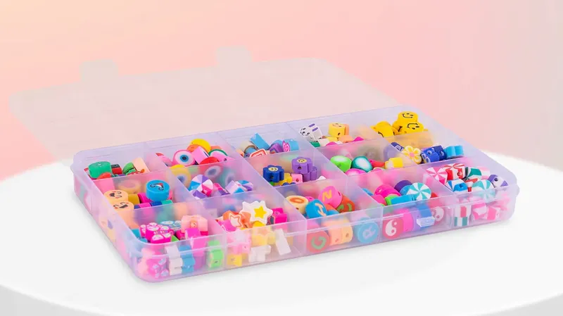 Zestaw do Robienia Bransoletek Naszyjników 300 el. zdjęcie 4