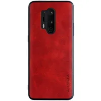 Etui AIORIA Vintage LEATHER do OnePlus 8 Pro czerwony