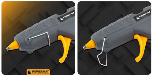 PISTOLET DO KLEJU NA GORĄCO DO KLEJENIA 200°C +60 WKŁADÓW 7MM ETUI KLEJARKA na Arena.pl