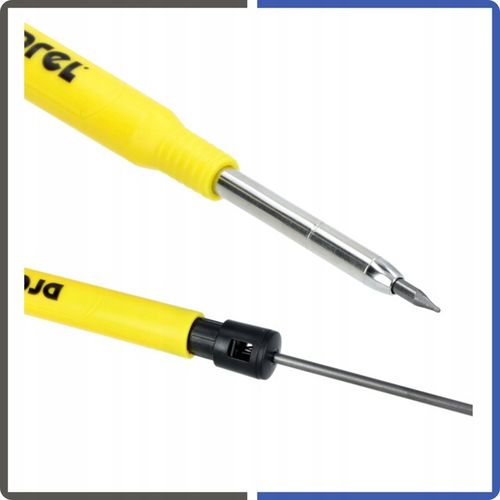 Ołówek Stolarski Budowlany Automatyczny Z Temperówką 24 Szt Wkładów na Arena.pl