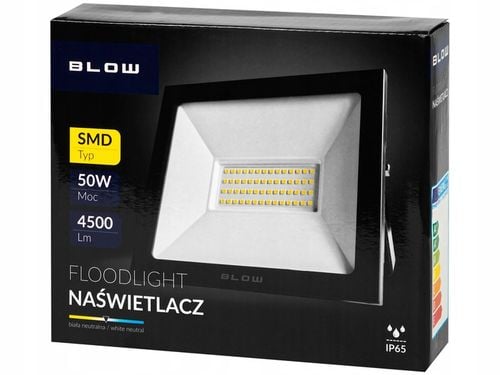 HALOGEN LAMPA ROBOCZA LED NAŚWIETLACZ REFLEKTOR ZEWNĘTRZNY 50W IP65 na Arena.pl