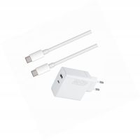 Szybka ładowarka 45W z kablem 1m 2 wejścia do Vivo Y70