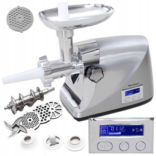 Maszynka do mięsa BERLINGER 2200W metalowa obudowa z regulacją obrotów na Arena.pl