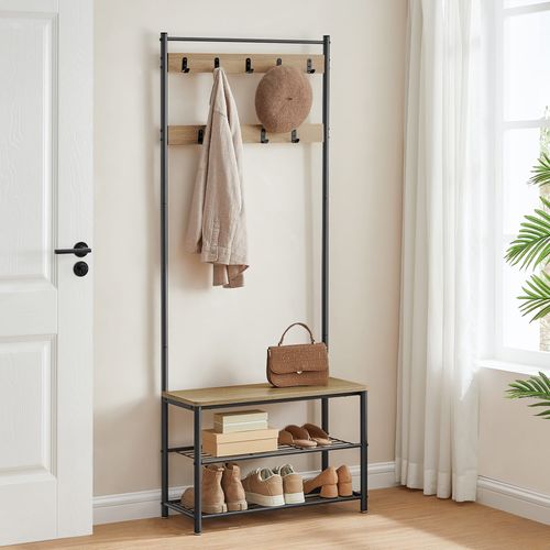 Wieszak Stojak na Ubrania - sonoma - HSR041B11 na Arena.pl