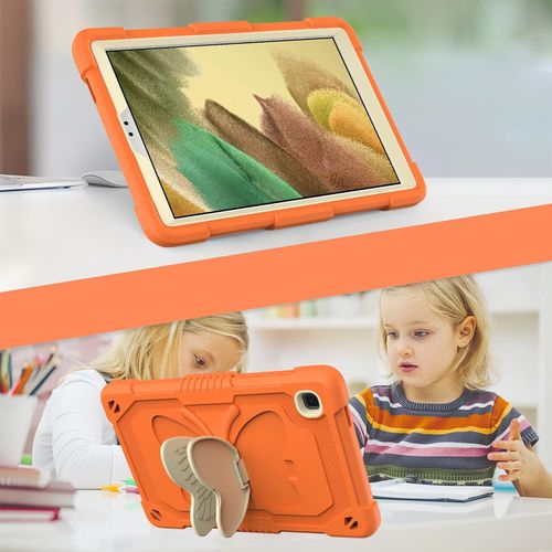 Etui na iPad 10.2" z Podstawką Motyla i Paskiem na Ramię Pomarańczowe na Arena.pl