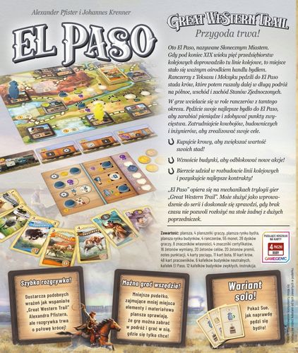 Great Western Trail: El Paso PL REBEL na Arena.pl