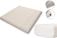 Materac 200x200 Bawełniany - Pascall Futon Comfort Natural - Ecru