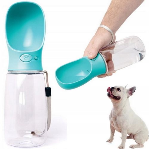 BUTELKA NA WODĘ DLA PSA BIDON POIDŁO MISKA 0,5L PRZENOŚNA SPACER TURYSTYCZN na Arena.pl