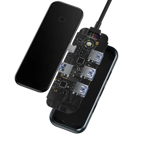 Adapter 4w1 Baseus Hub USB-C na 4xUSB 3.0 (ciemny szary) na Arena.pl