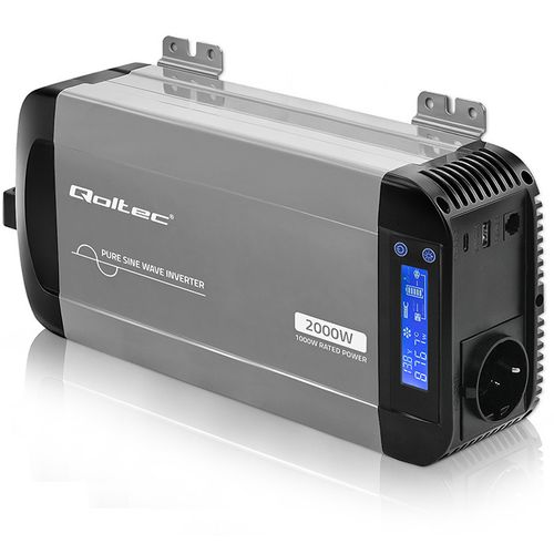 Qoltec przetwornica 12/230V 1000W sinus na Arena.pl