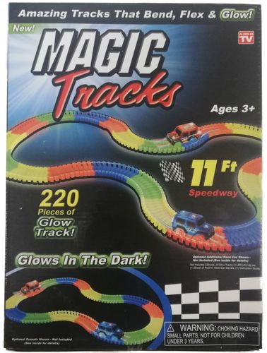 Magic Tracks Tor wyścigowy i Autko 3 LED na Arena.pl