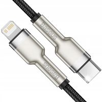 Kabel 1m Baseus Metal USB-C PD Lightning 20W oplot