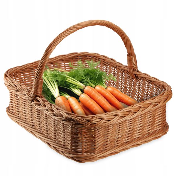 Kadax Koszyk Wiklinowy Taca Tacka z Wikliny 52cm zdjęcie 1