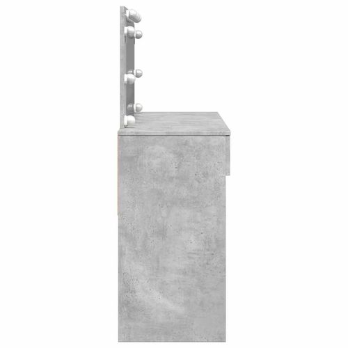 Toaletka z oświetleniem LED, szarość betonu, 100x40x120 cm na Arena.pl