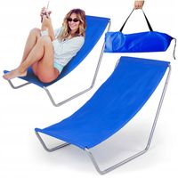 LEŻAK PLAŻOWY TURYSTYCZNY NA PLAŻE TARAS OGRODOWY SKŁADANY KRZESŁO FOTEL