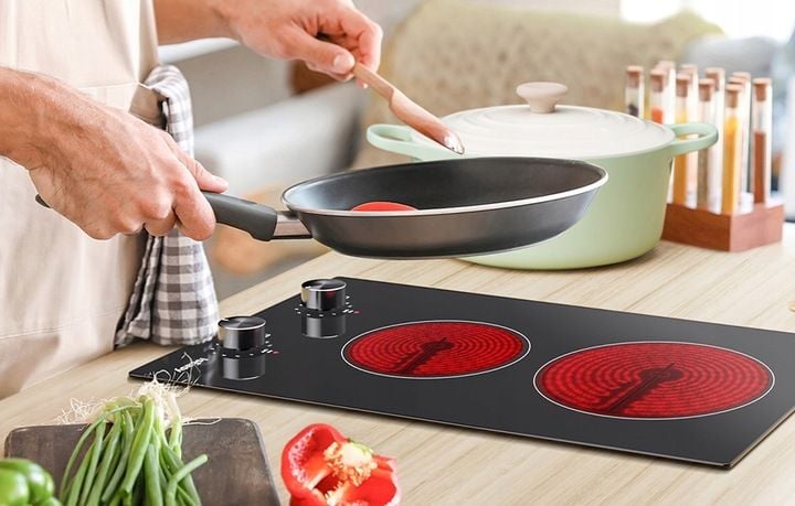 Płyta Ceramiczna Kuchenka Elektryczna Iseasy Lt2v-30 Z Pokrętłami 2 zdjęcie 6