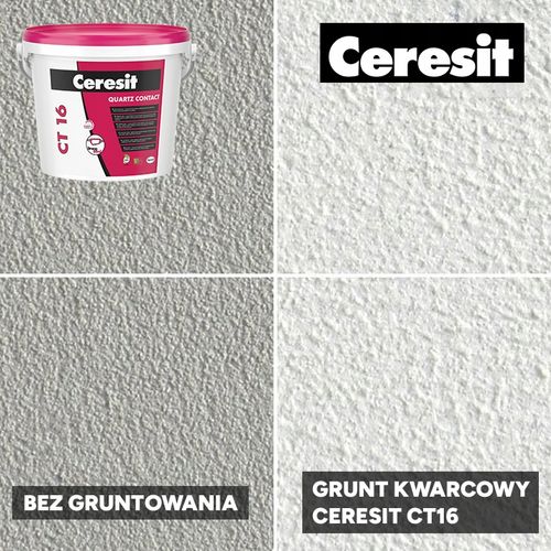 Grunt Kwarcowy Pod Tynk Ceresit CT 16 Farba Gruntującą Tynki 5 kg na Arena.pl
