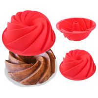 FORMA DO PIECZENIA BABKI CIAST SILIKONOWA Z TULEJĄ KOMINEM NIEPRZYWIERAJĄCA